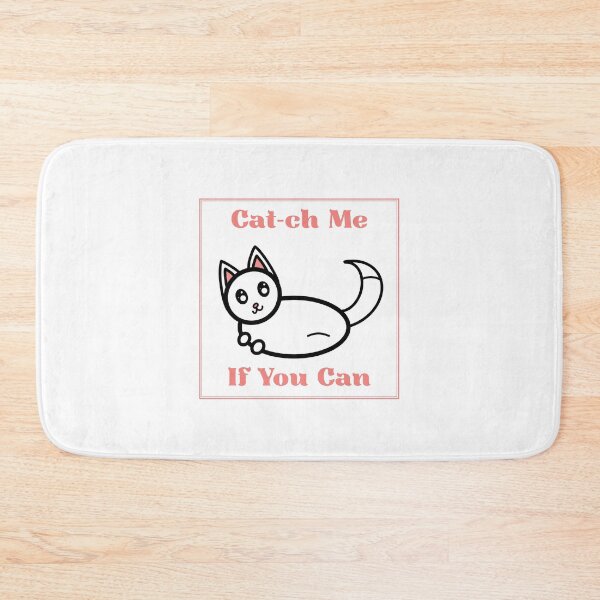 Item preview, Cat-ch Me If You Can | Funny Cat Pun Shirt designed and sold by Mouad-Doadi.