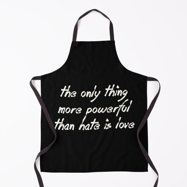 Item preview, Love Over Hate Shirt – The Only Thing More Powerful Than Hate Is Love Typography Statement Tee designed and sold by PixelWaveBD.