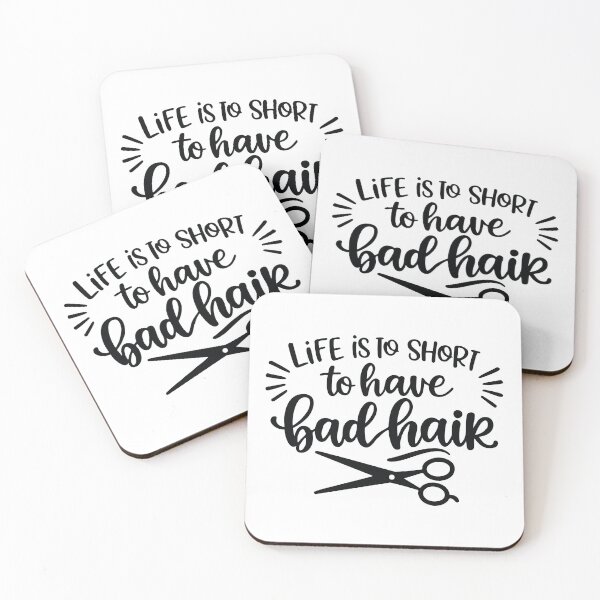 Item preview, Life is too short to have bad hair,Barber,beauty lover designed and sold by CloudyPress.