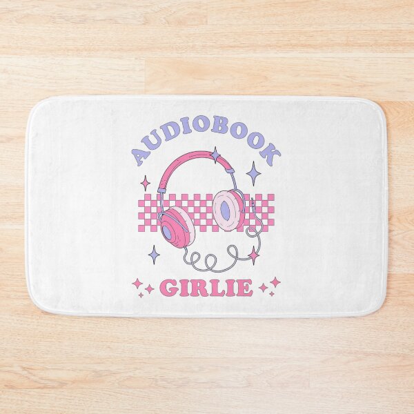Item preview, audiobook girlie - pastel pink headphones design designed and sold by JinxyArtistry.