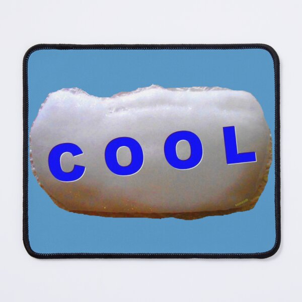 Item preview, A piece of ice cream with the word "COOL" in blue. designed and sold by ZoffArt-Shop.