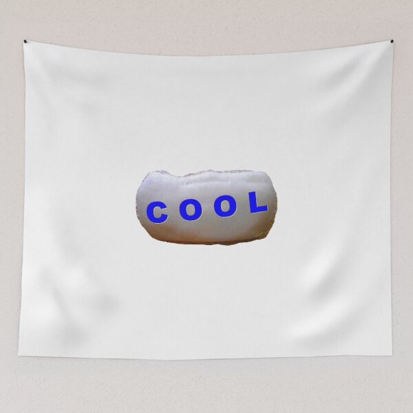 Item preview, A piece of ice cream with the word "COOL" in blue. designed and sold by ZoffArt-Shop.