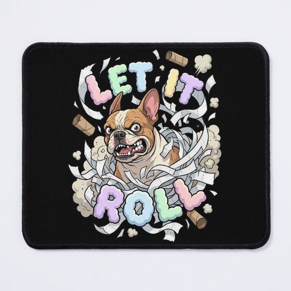 Item preview, French Bulldog Shredding The Bathroom Toilet Paper Roll designed and sold by Tong4130.