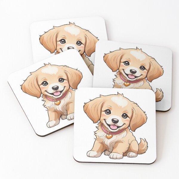 Item preview, Cute Kawaii Puppy With Bright Happy Expression. designed and sold by MissYouONLY.