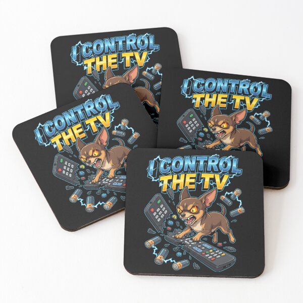 Item preview, Chihuahua Biting And Breaking The Television Remote Control designed and sold by Tong4130.