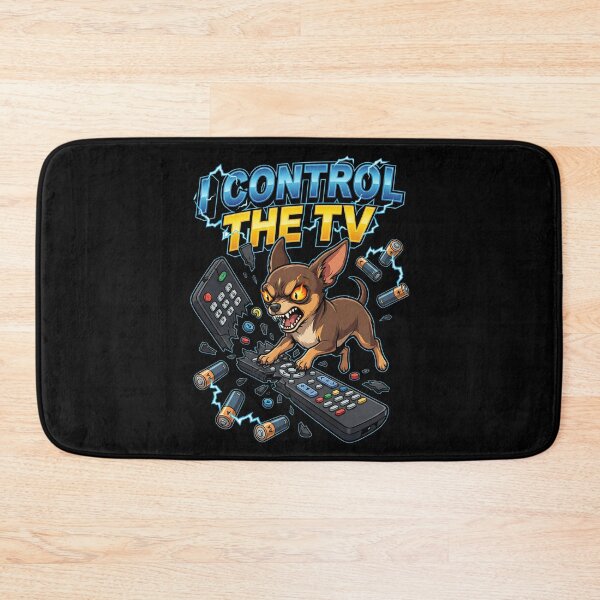 Item preview, Chihuahua Biting And Breaking The Television Remote Control designed and sold by Tong4130.