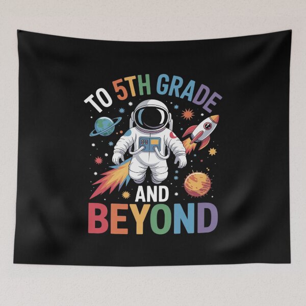 Item preview, To 5th Grade And Beyond Fifth Grade Astronaut Back To School designed and sold by joyouartArt.