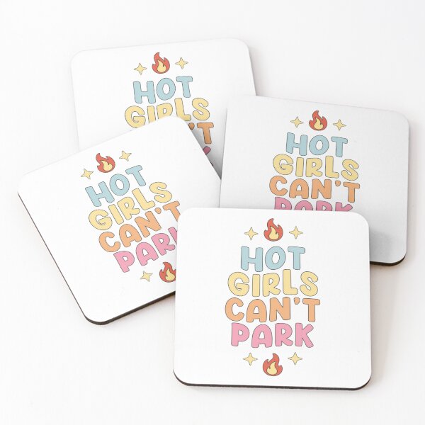 Item preview, hot girls can’t park - funny car girl meme design designed and sold by JinxyArtistry.