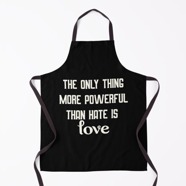 Item preview, Love Over Hate Shirt – The Only Thing More Powerful Than Hate Is Love Typography Statement Tee designed and sold by PixelWaveBD.