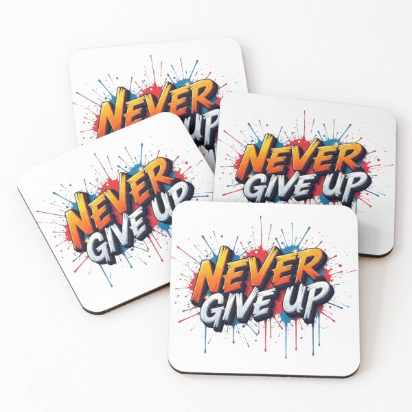 Item preview, Resilience Unbound: Never Give Up Splash designed and sold by RjeeStudio.