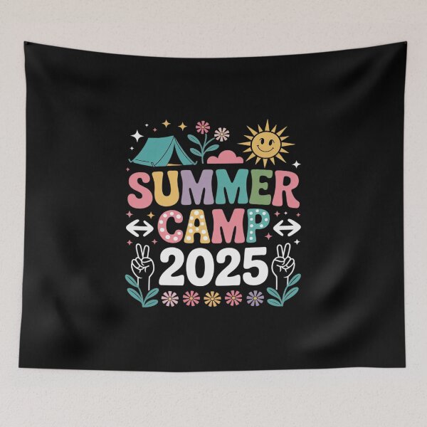 Item preview, Summer Camp 2025 Camping Campfire Summer Vacation Family designed and sold by angolinnArt.