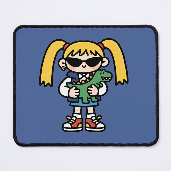 Item preview, Cool Girl & Her Dino Buddy designed and sold by PrintStichCo.