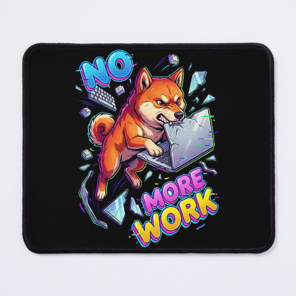 Item preview, Shiba Inu Stomping The Modern Office Laptop Computer designed and sold by Tong4130.