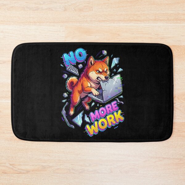 Item preview, Shiba Inu Stomping The Modern Office Laptop Computer designed and sold by Tong4130.