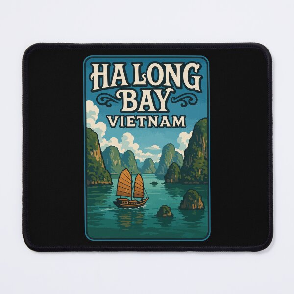 Item preview, Ha Long Bay Vietnam designed and sold by TomFrontierArt.
