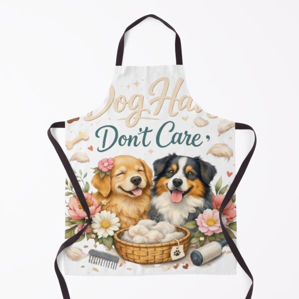 Item preview, Dog Hair Don’t Care – Cute Aesthetic Dog Lover Design on White designed and sold by Sanika arts .