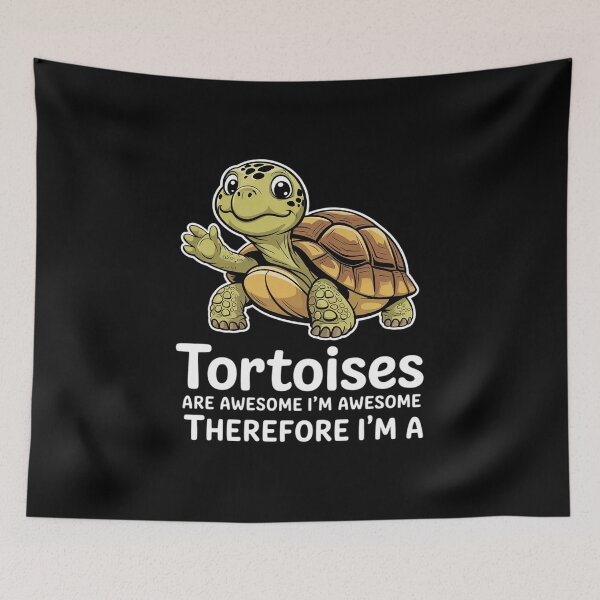 Item preview, Tortoises Are Awesome. I'm Awesome Therefore I'm a Tortoise designed and sold by angolinnArt.