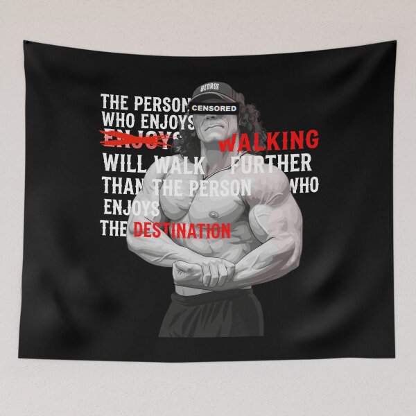 Item preview, Sam Sulek Quote: The Journey is the Walk designed and sold by Muj1n.