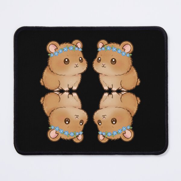 Item preview, Cute Hamster Wearing Flower Crown designed and sold by 0606PM.