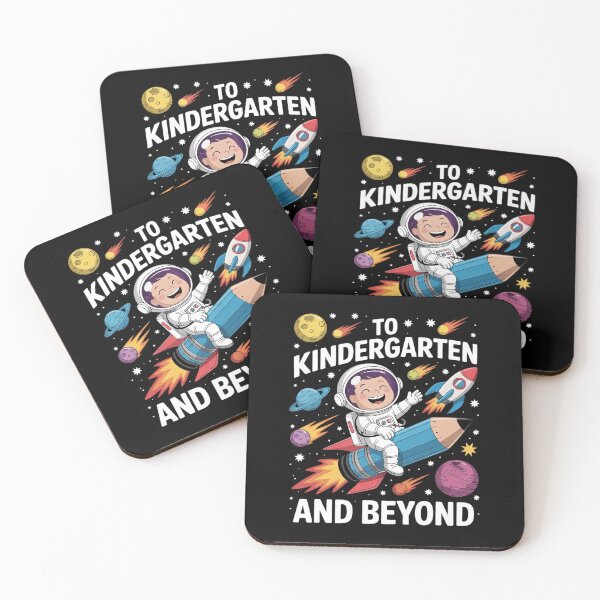 Item preview, To Kindergarten And Beyond Astronaut Back To School Student designed and sold by joyouartArt.