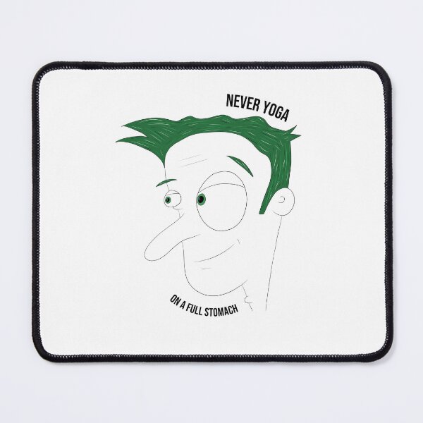 Item preview, Never yoga on a full stomach... designed and sold by PenandFox.