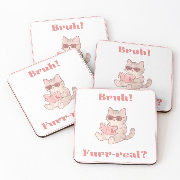 Item preview, Bruh! Furr-real? – Funny Sarcastic Cat Pun Shirt designed and sold by Mouad-Doadi.