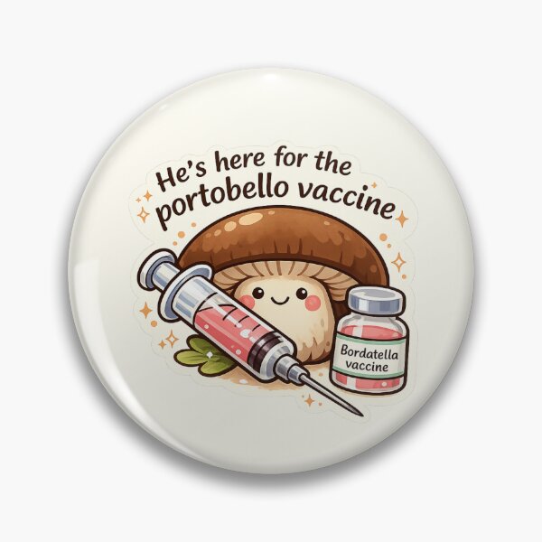 Item preview, Portobello Vaccine - Vet Med Sticker  designed and sold by Made By Meg .