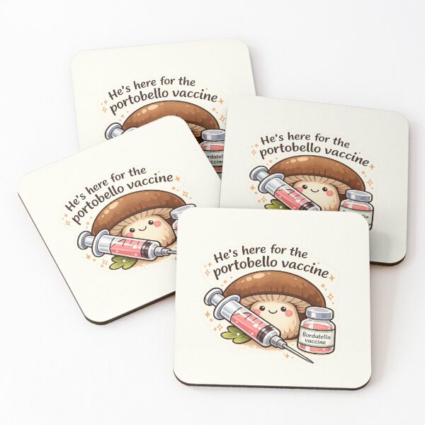 Item preview, Portobello Vaccine - Vet Med Sticker  designed and sold by Made By Meg .
