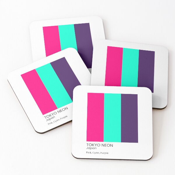 Item preview, Tokyo Neon Japan Vibrant Night Color Palette designed and sold by Sparkledust Creations.