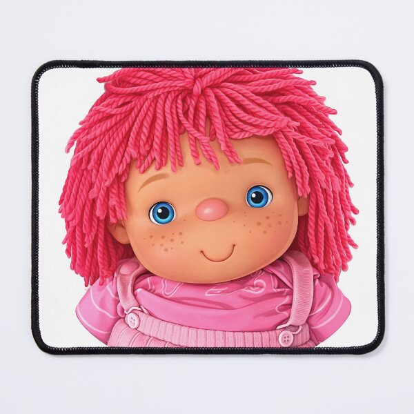Item preview, Pink Ice Girl Doll with Woolly Hair Fanart designed and sold by LLSwiss.