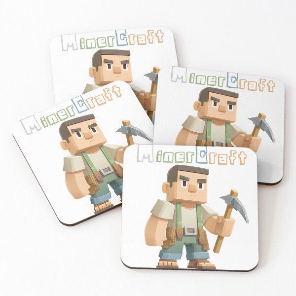 Item preview, MinerCraft Minecraft Miner - Cute Blocky Lego Style Art Print designed and sold by DesignArtist.ia.