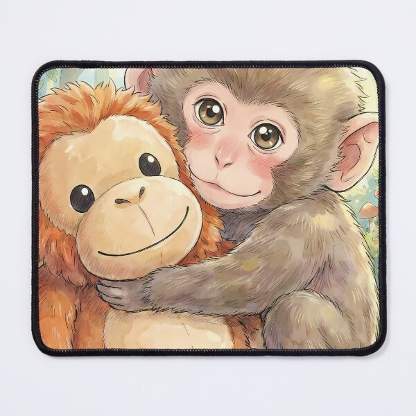 Item preview, "Punch" Baby Monkey and his toy friend designed and sold by 1522Shop.
