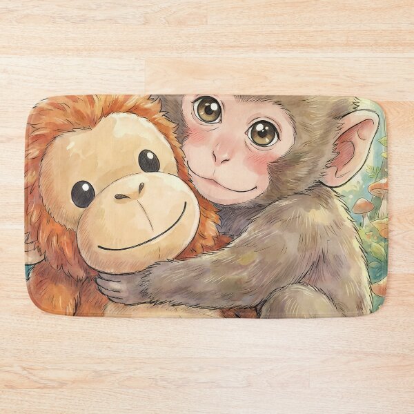 Item preview, "Punch" Baby Monkey and his toy friend designed and sold by 1522Shop.