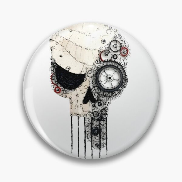 Item preview, Surreal Skull Semi Abstract Modern designed and sold by Shoot-The-Moon.