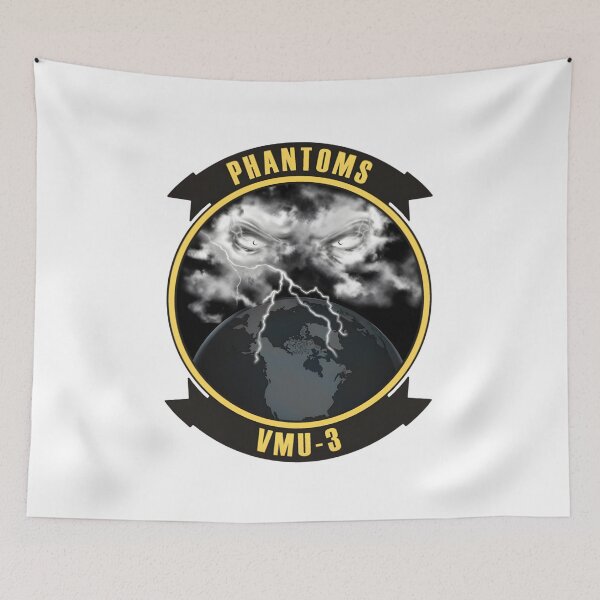 Item preview, Official Insignia of the VMU-3 "Phantoms" Marine Unmanned Aerial Vehicle Squadron designed and sold by CharlieDesings.