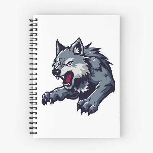Item preview, Savage Alpha Wolf Mascot – Fierce Gaming Esports Design designed and sold by Kavya Art.