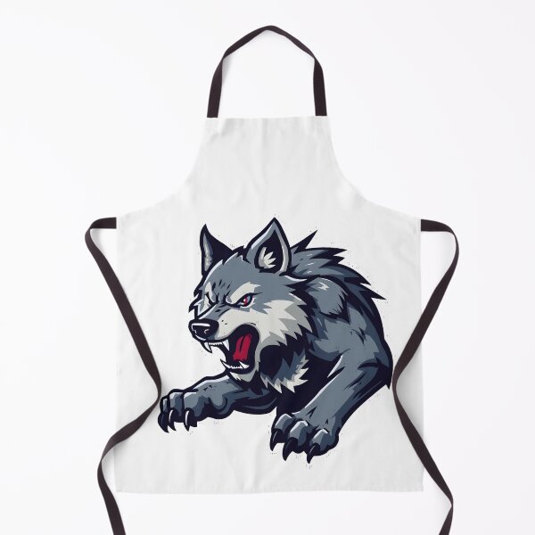 Item preview, Savage Alpha Wolf Mascot – Fierce Gaming Esports Design designed and sold by Kavya Art.