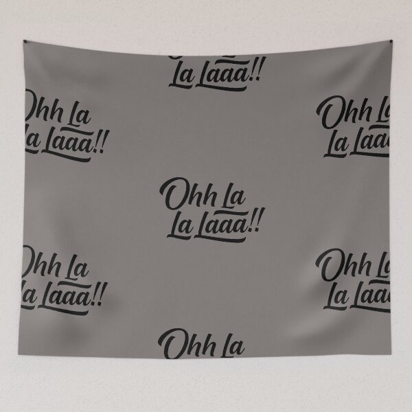 Item preview, Ohh La La Laaa!! | Minimalist Black Calligraphy Script designed and sold by RS-Globalist-.