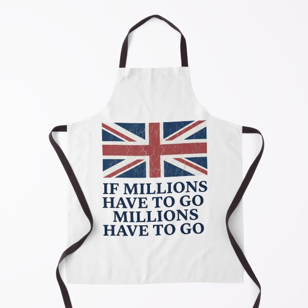 Item preview, Rupert Lowe "If Millions Have to Go" T-Shirt – Restore Britain UK Flag Political Shirt designed and sold by Dream It Craft It ✔️.