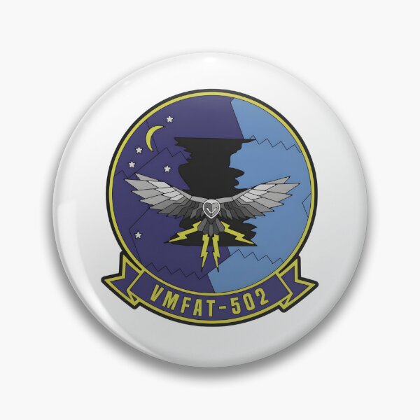 Item preview, Official Insignia of the VMFAT-502 "Flying Nightmares" Marine Fighter Attack Training Squadron designed and sold by CharlieDesings.