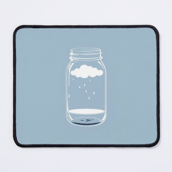 Item preview, Cloud in a Glass Jar Filling with Rain designed and sold by INSOMNIAC101.