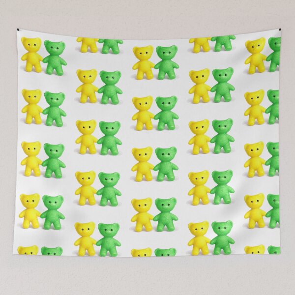 Item preview, Childhood memory retro toy teddy bear fan art designed and sold by LLSwiss.