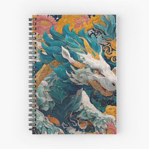 Item preview, Mystical Qilin Guardian of Prosperity and Fortune Illustration designed and sold by imaginariumlab.