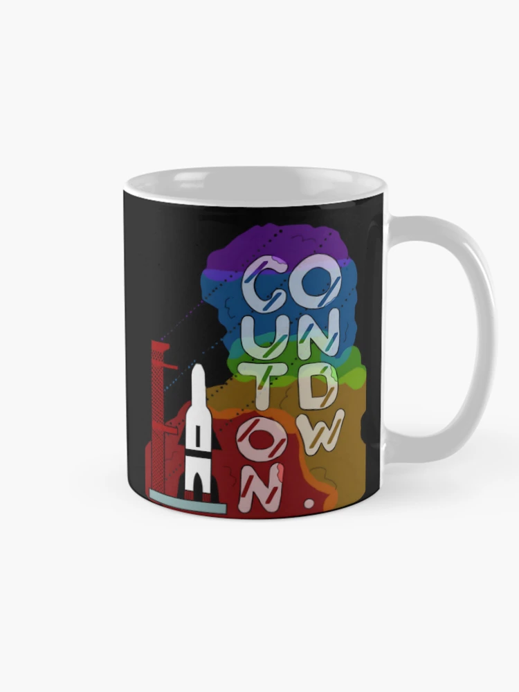 Thumbnail 3 of 6, Coffee Mug, Countdown designed and sold by MaskedTarget.
