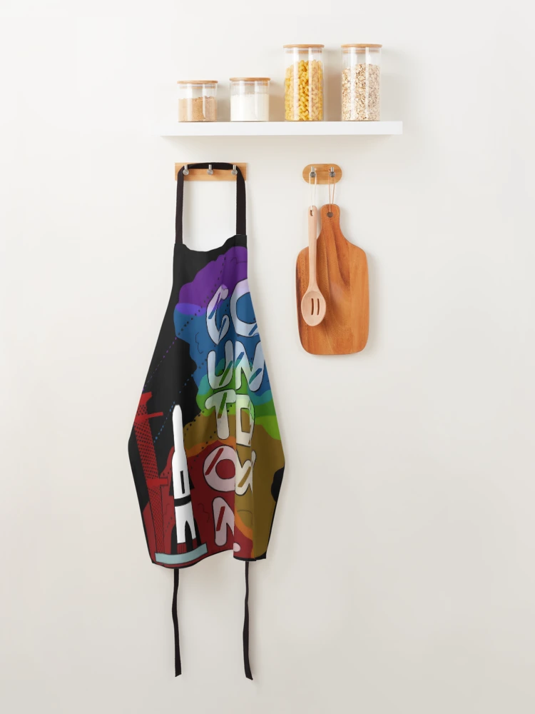 Thumbnail 4 of 6, Apron, Countdown designed and sold by MaskedTarget.