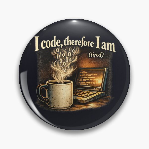 Item preview, Vintage Programmer Coffee Night Illustration designed and sold by Art by Debasish.