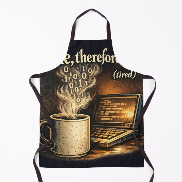 Item preview, Vintage Programmer Coffee Night Illustration designed and sold by Art by Debasish.
