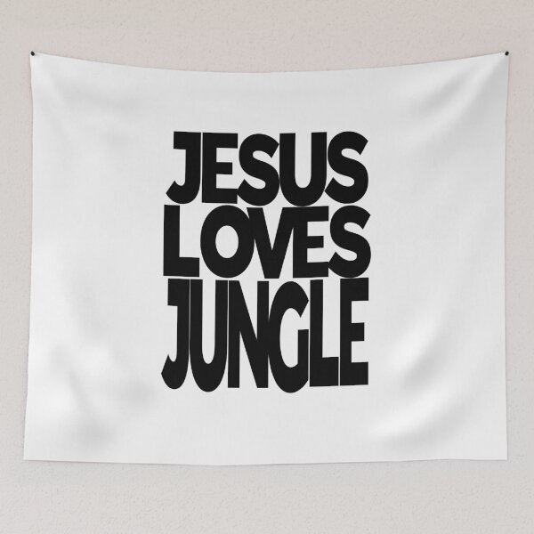 Item preview, JESUS LOVES JUNGLE designed and sold by CHEEKY TEE SHOP.