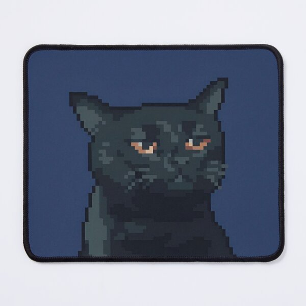 Item preview, Pixel Judgmental cat meme designed and sold by Rad Radwa.