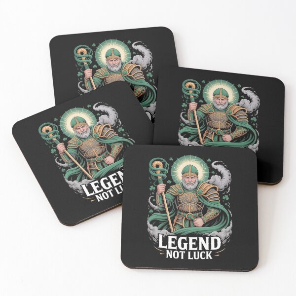 Item preview, Legend Not Luck – Saint Patrick Celtic Warrior designed and sold by DarylWelsh2024.